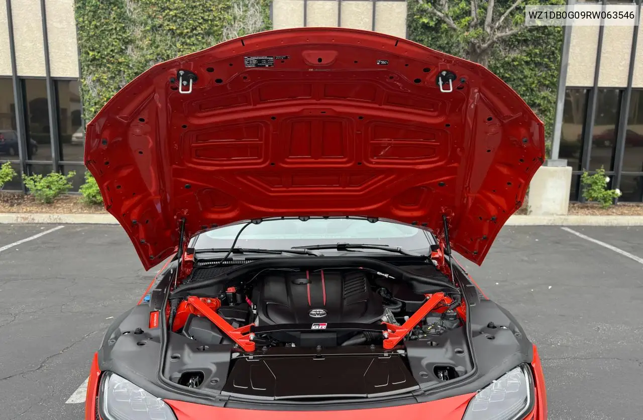 2024 Toyota Supra Base VIN: WZ1DB0G09RW063546 Lot: 62566585