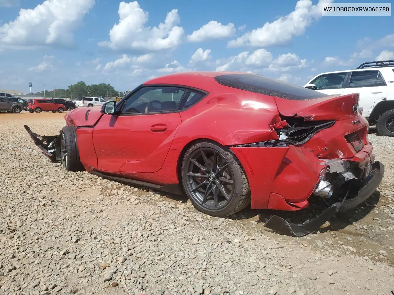 2024 Toyota Supra Base VIN: WZ1DB0G0XRW066780 Lot: 64622185