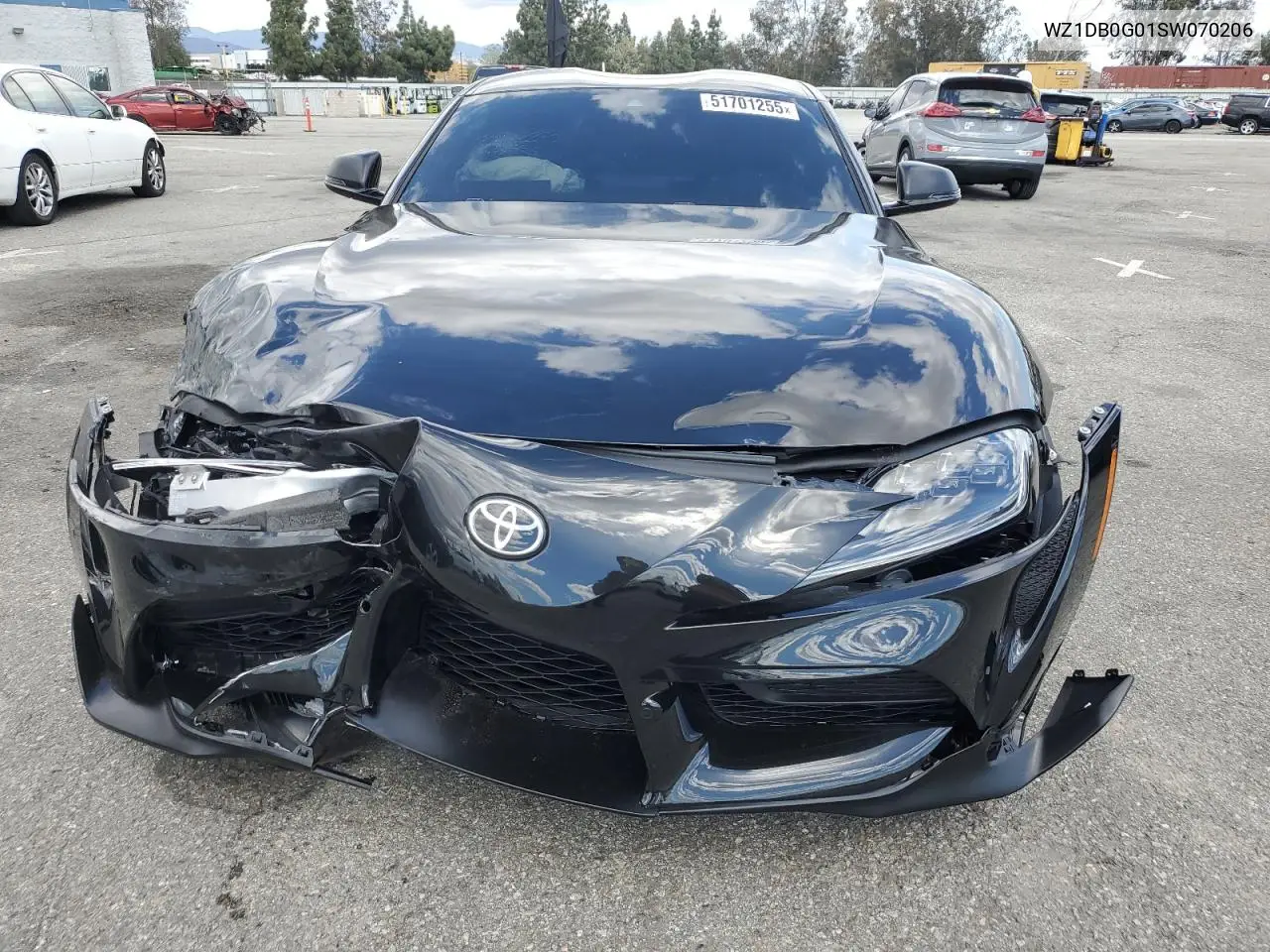 2025 Toyota Supra Base VIN: WZ1DB0G01SW070206 Lot: 51701255