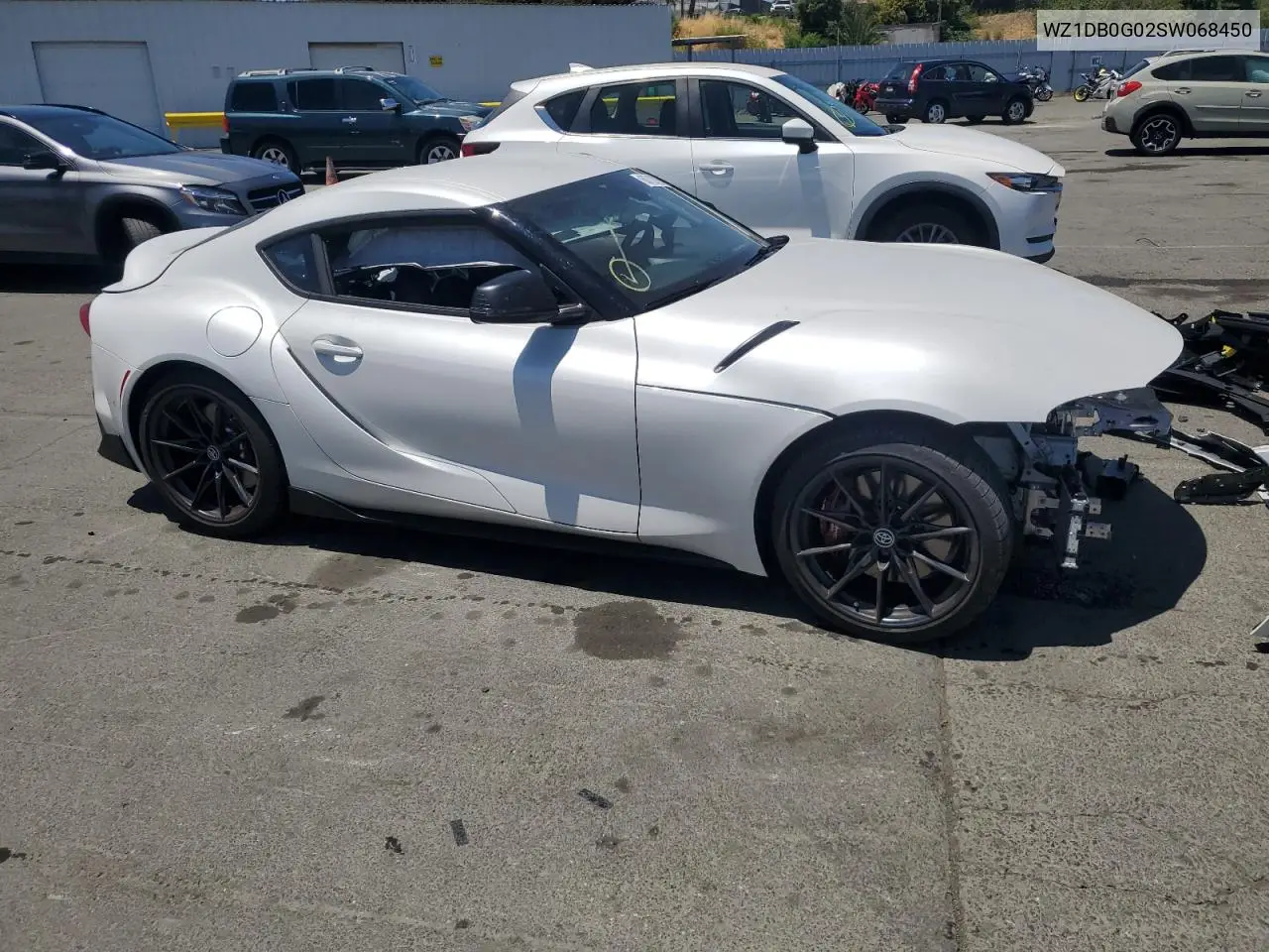 2025 Toyota Supra Base VIN: WZ1DB0G02SW068450 Lot: 60752725