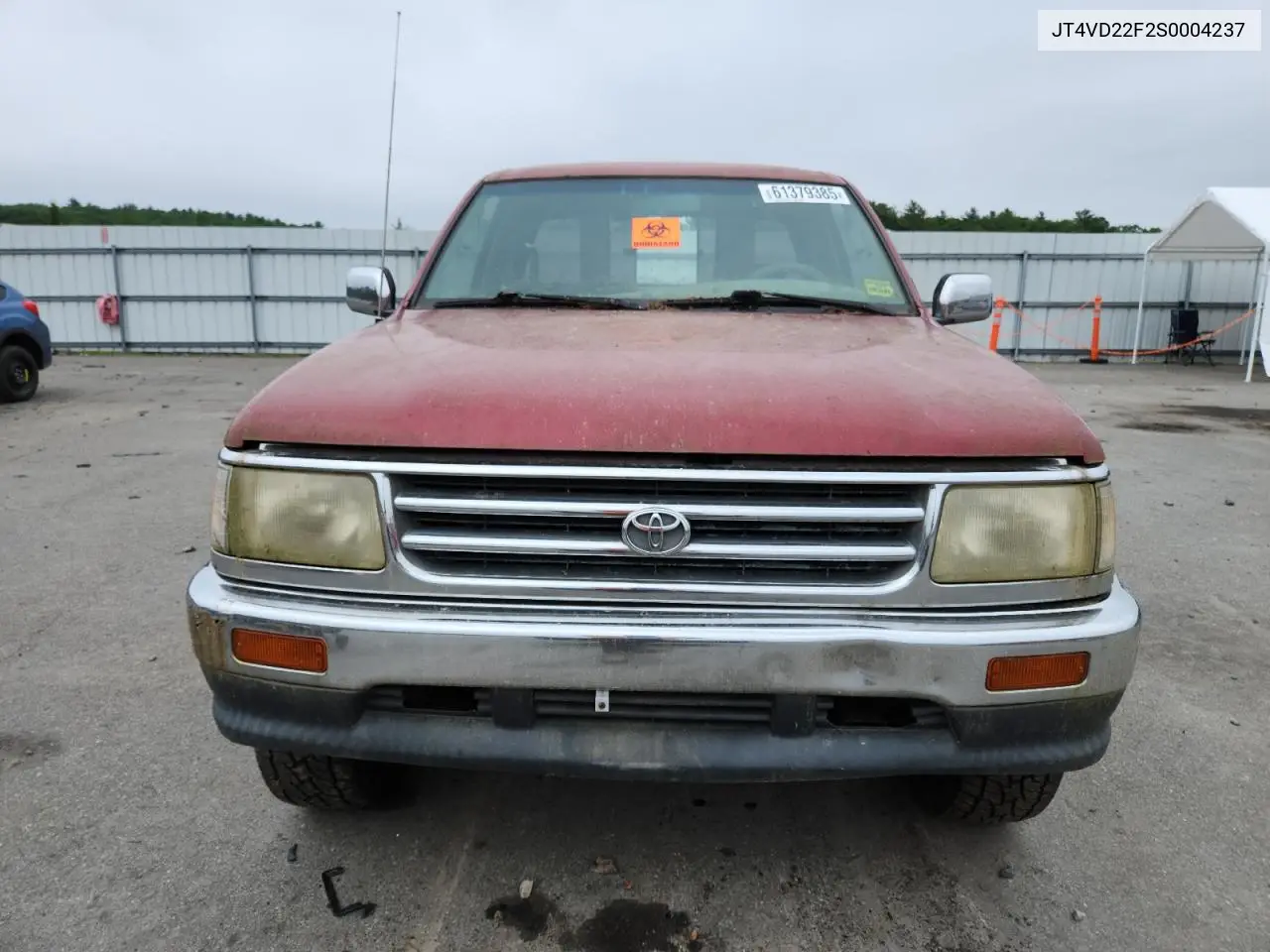 1995 Toyota T100 Xtracab Sr5 VIN: JT4VD22F2S0004237 Lot: 61379385