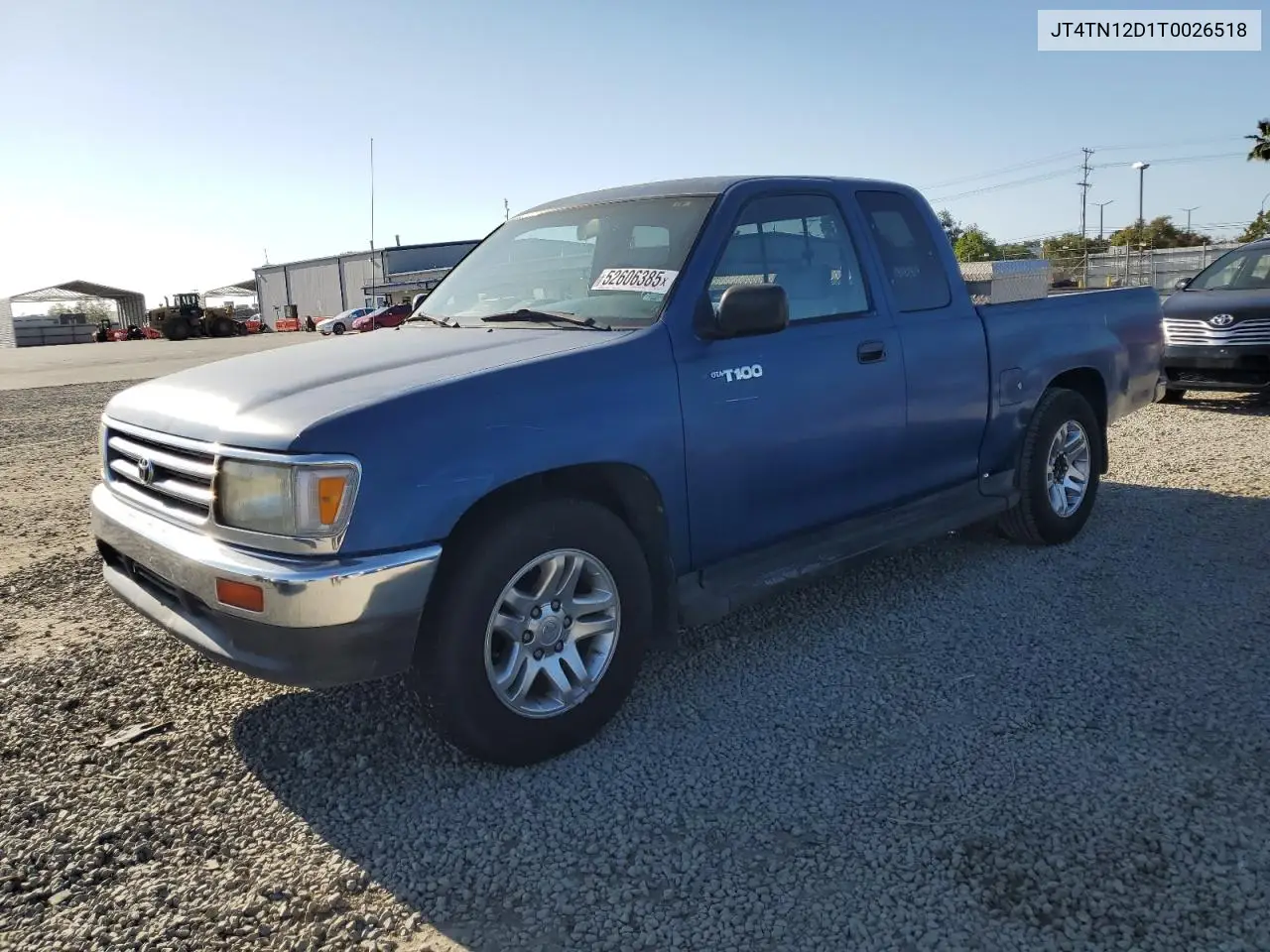 1996 Toyota T100 Xtracab VIN: JT4TN12D1T0026518 Lot: 52606385