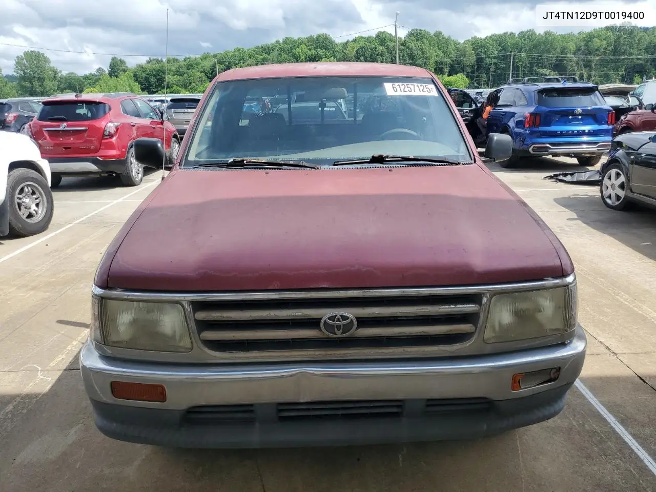 1996 Toyota T100 Xtracab VIN: JT4TN12D9T0019400 Lot: 61257125