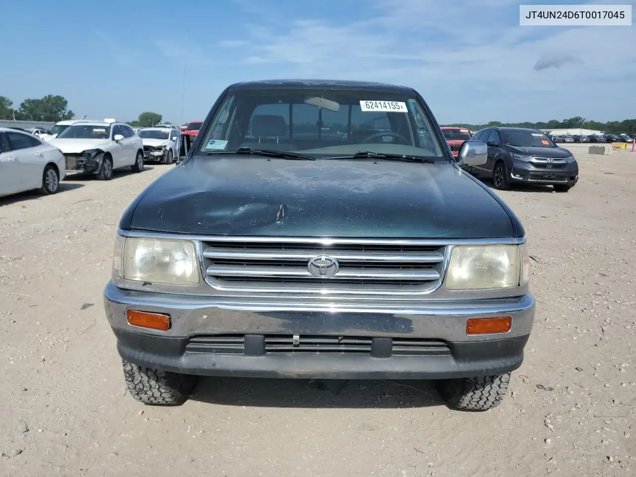 1996 Toyota T100 Xtracab Sr5 VIN: JT4UN24D6T0017045 Lot: 62414155