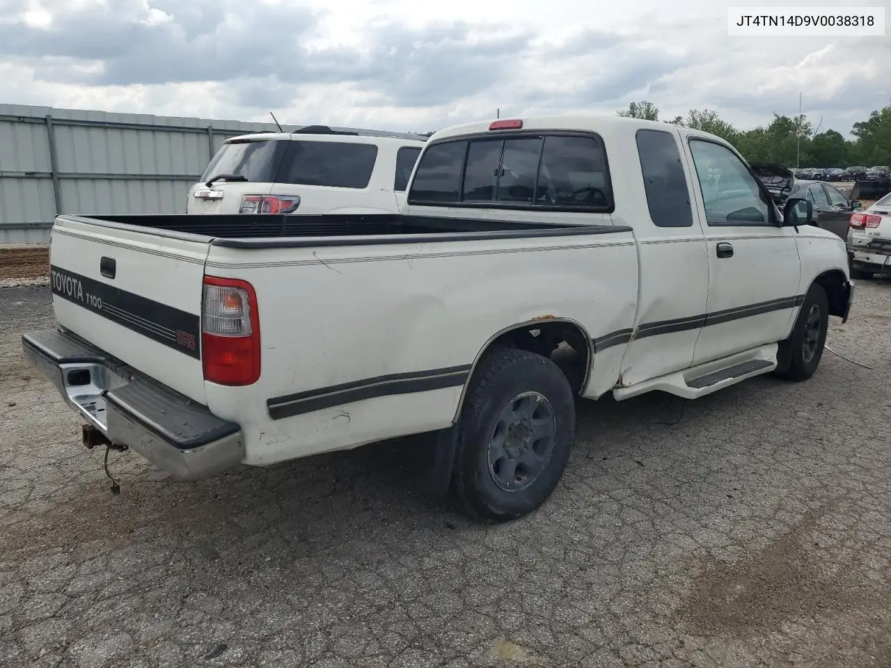 1997 Toyota T100 Xtracab Sr5 VIN: JT4TN14D9V0038318 Lot: 57330085