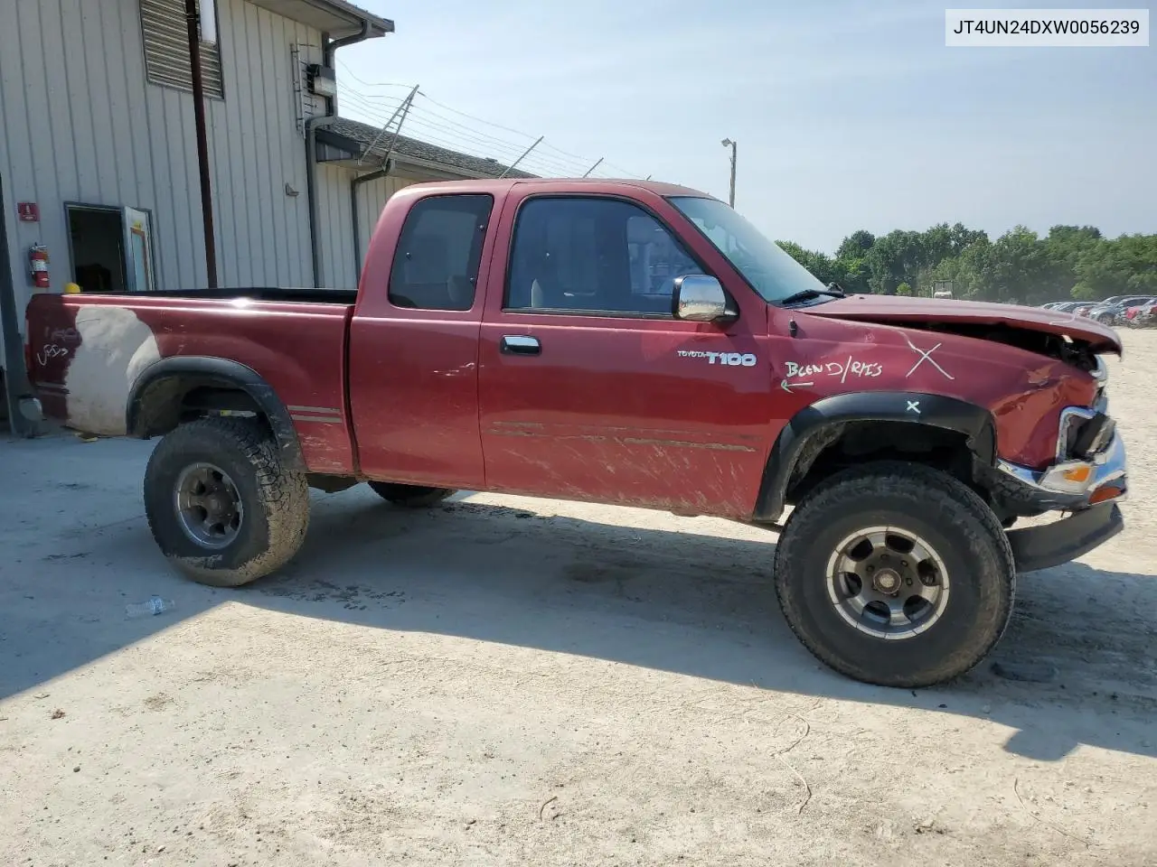 1998 Toyota T100 Xtracab Sr5 VIN: JT4UN24DXW0056239 Lot: 60273195