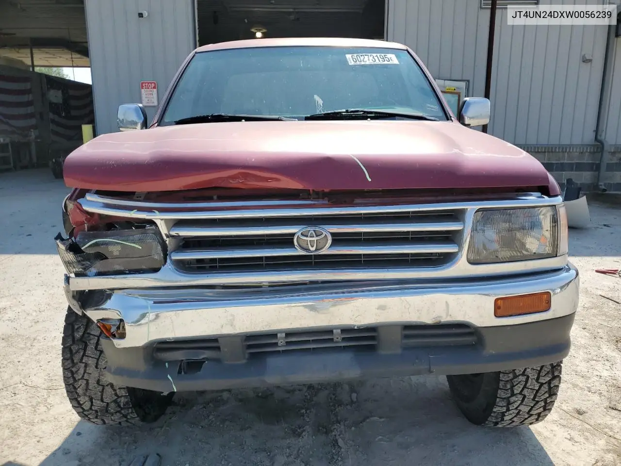 1998 Toyota T100 Xtracab Sr5 VIN: JT4UN24DXW0056239 Lot: 60273195