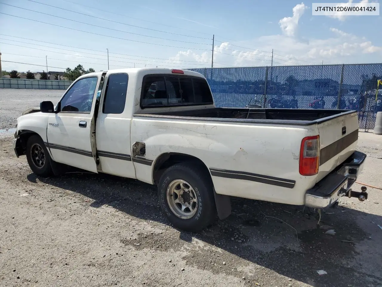 1998 Toyota T100 Xtracab VIN: JT4TN12D6W0041424 Lot: 61336125