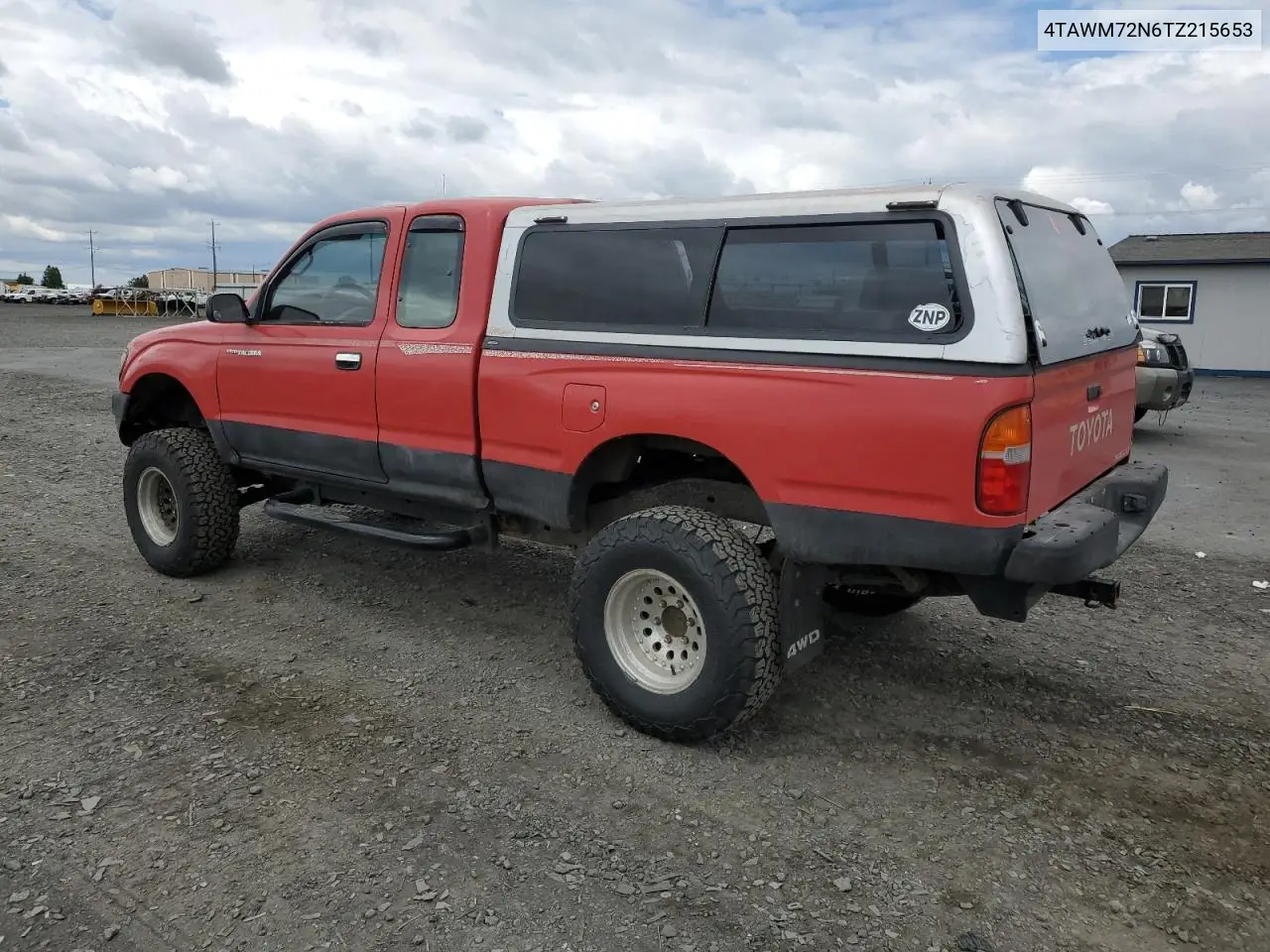 1996 Toyota Tacoma Xtracab VIN: 4TAWM72N6TZ215653 Lot: 56918585