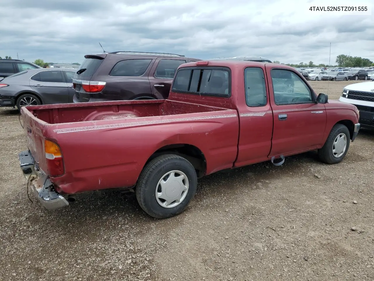 1996 Toyota Tacoma Xtracab VIN: 4TAVL52N5TZ091555 Lot: 62453715