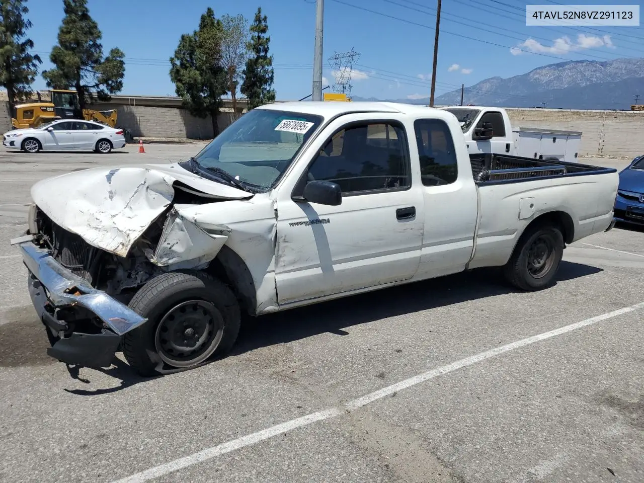 1997 Toyota Tacoma Xtracab VIN: 4TAVL52N8VZ291123 Lot: 56678095