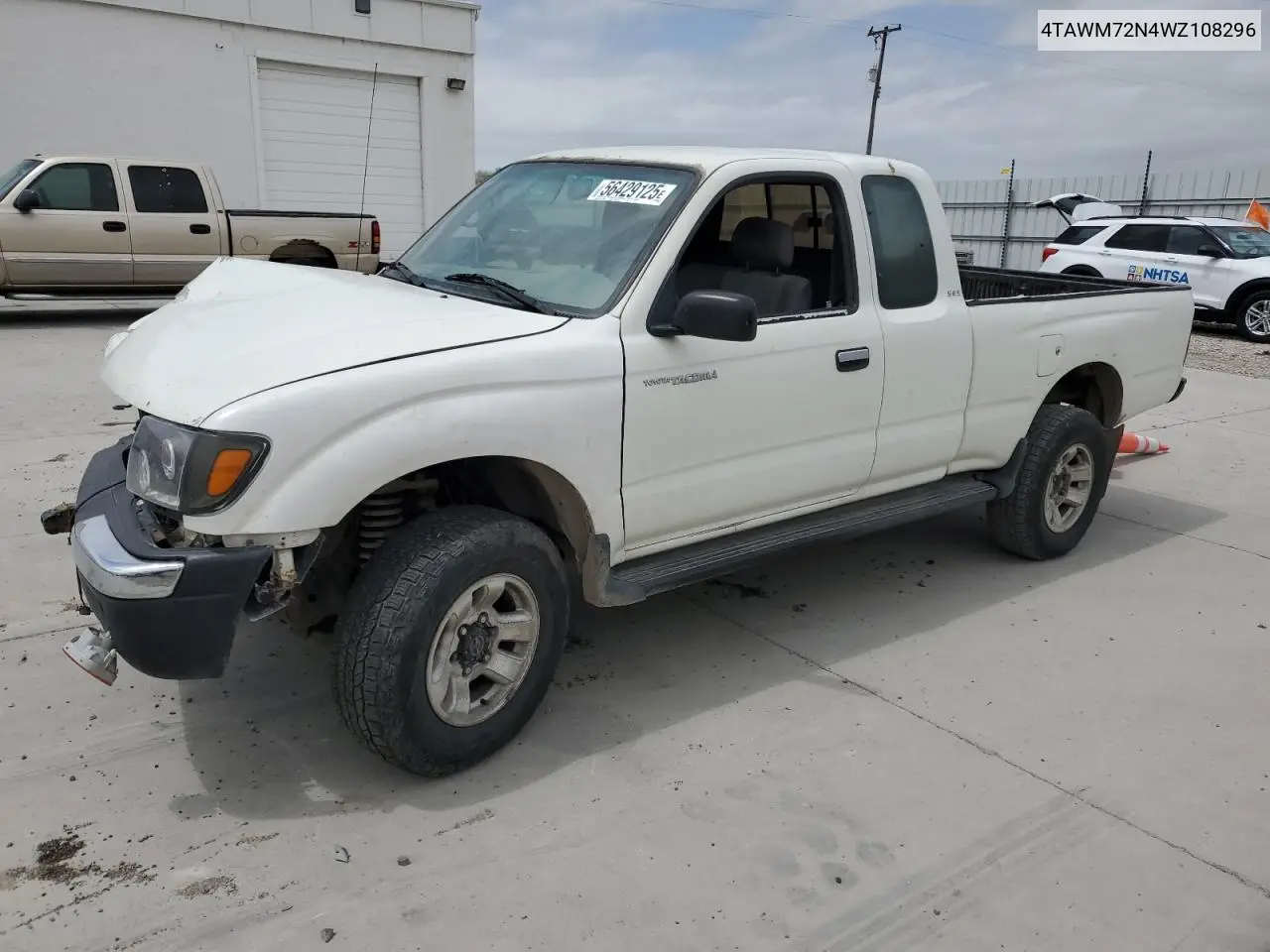 1998 Toyota Tacoma Xtracab VIN: 4TAWM72N4WZ108296 Lot: 56429125