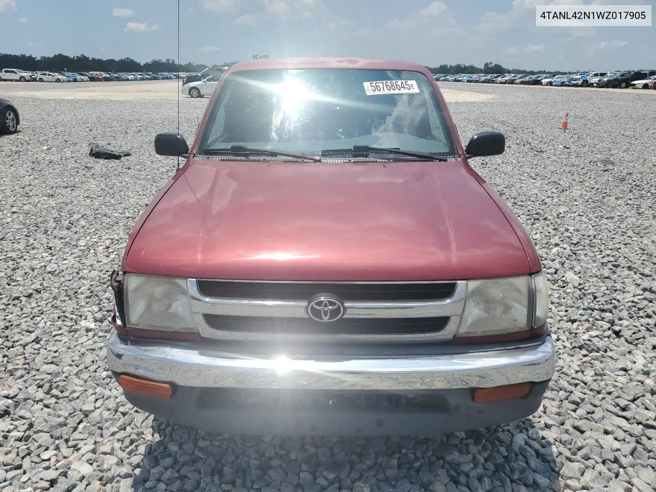 1998 Toyota Tacoma VIN: 4TANL42N1WZ017905 Lot: 56768645
