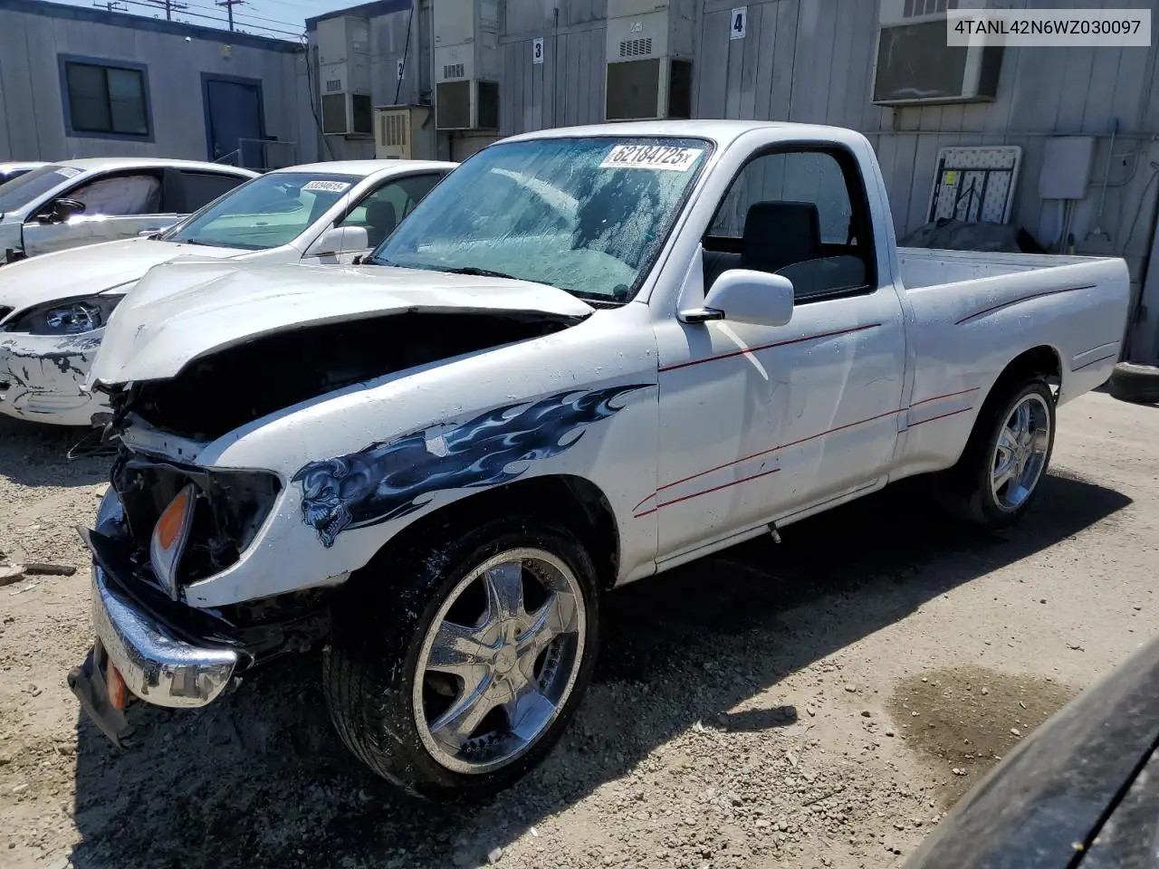1998 Toyota Tacoma VIN: 4TANL42N6WZ030097 Lot: 62184725
