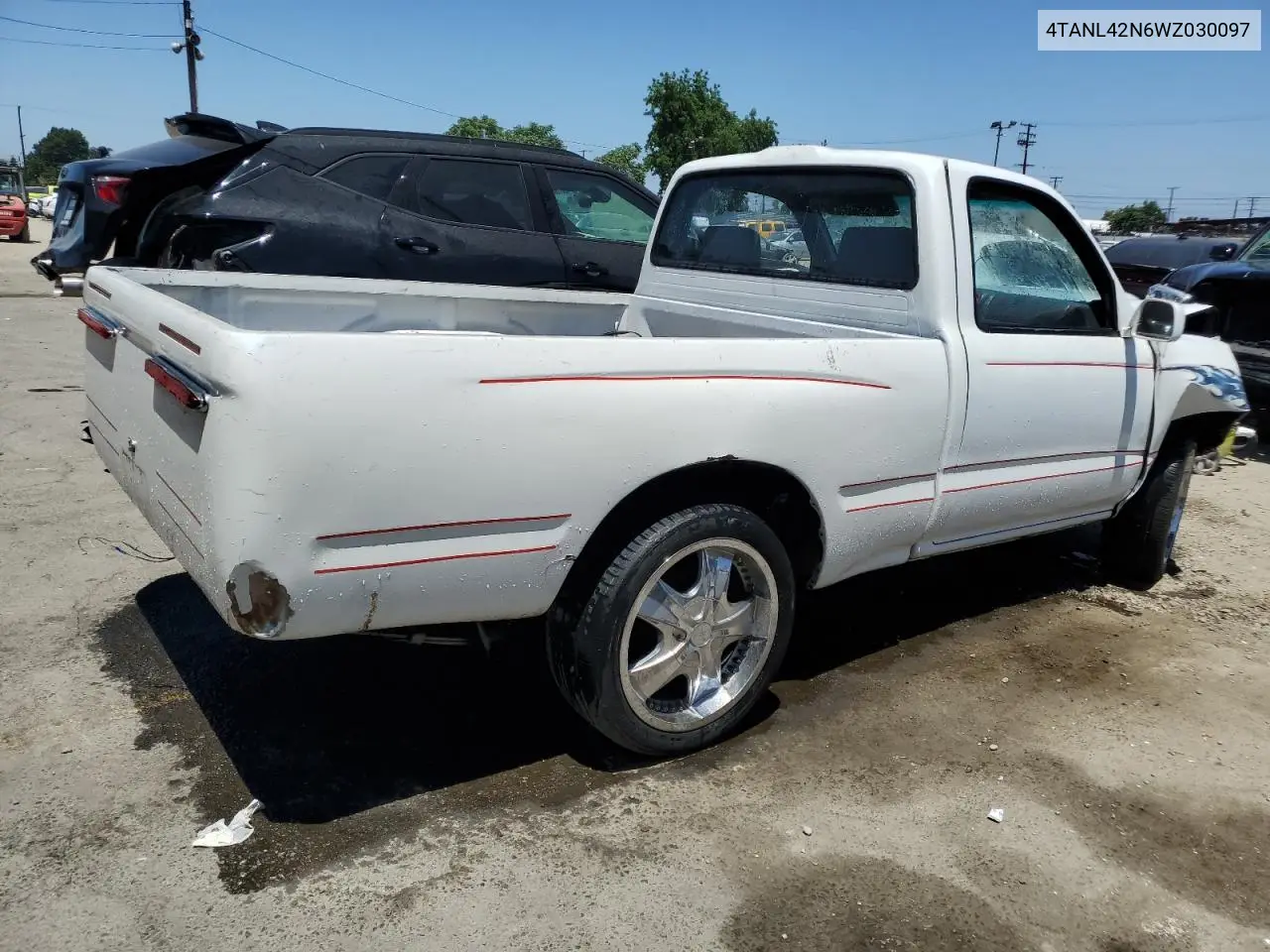 1998 Toyota Tacoma VIN: 4TANL42N6WZ030097 Lot: 62184725