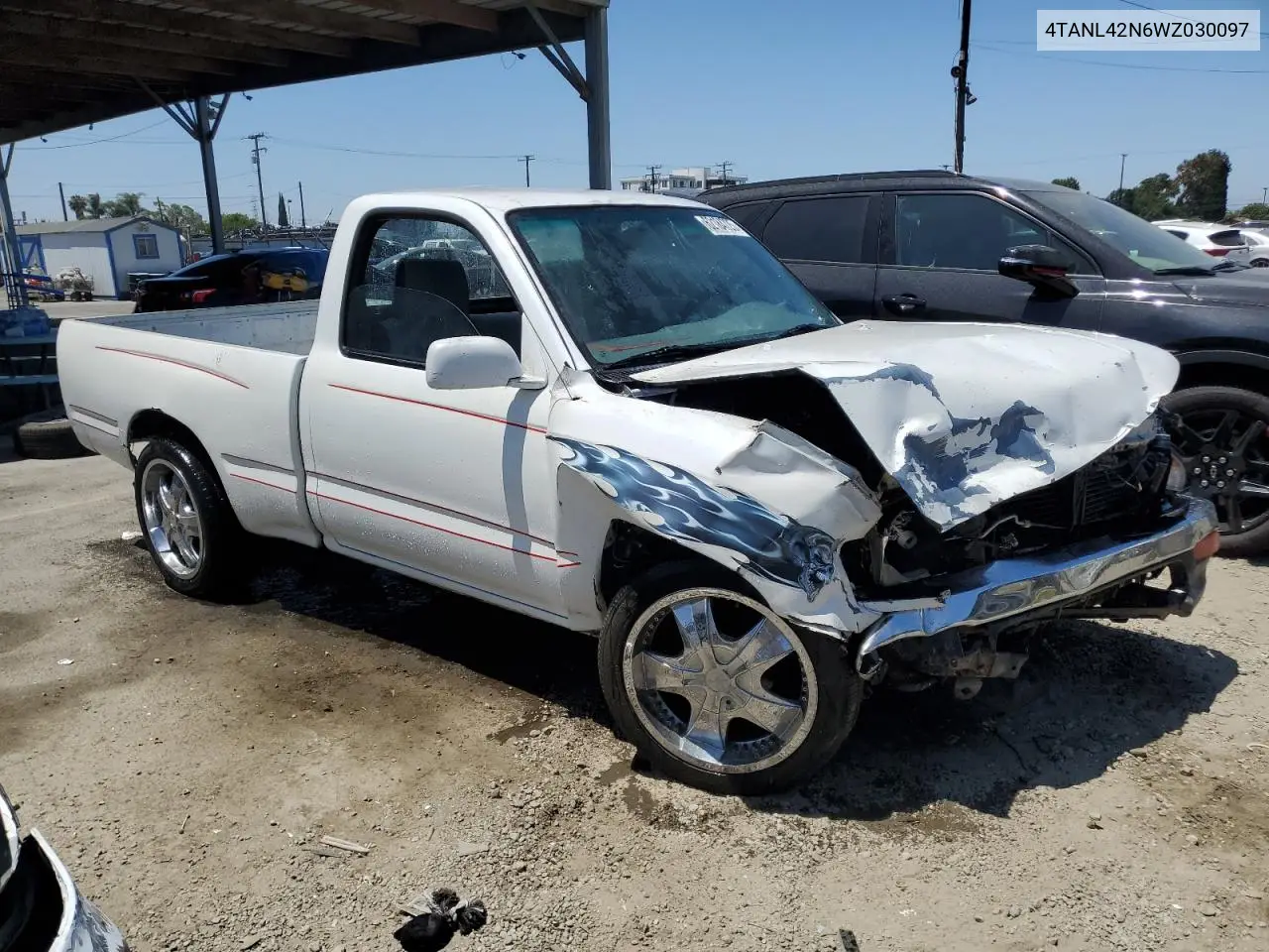 1998 Toyota Tacoma VIN: 4TANL42N6WZ030097 Lot: 62184725
