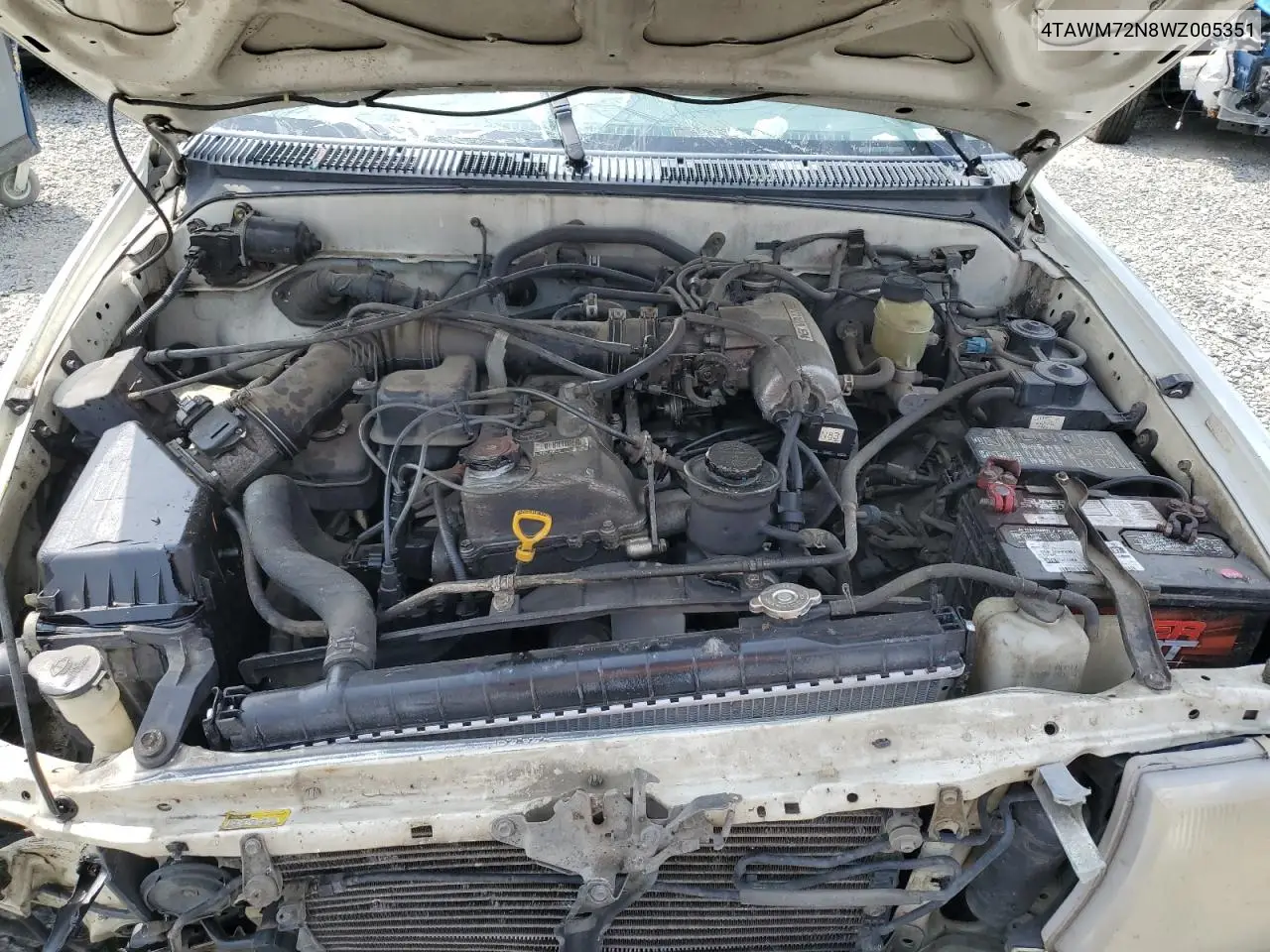 1998 Toyota Tacoma Xtracab VIN: 4TAWM72N8WZ005351 Lot: 62338335