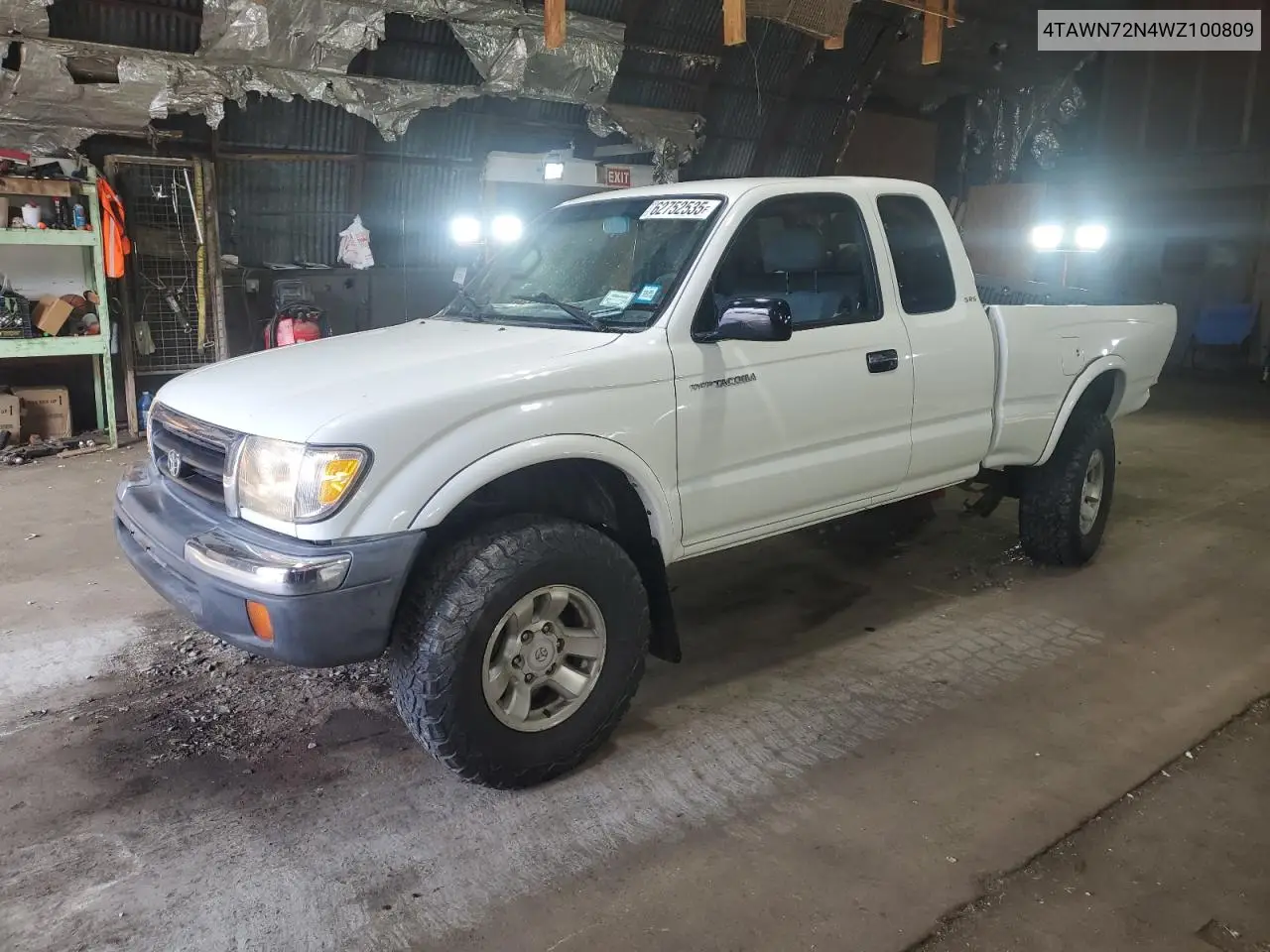 1998 Toyota Tacoma Xtracab VIN: 4TAWN72N4WZ100809 Lot: 62752535
