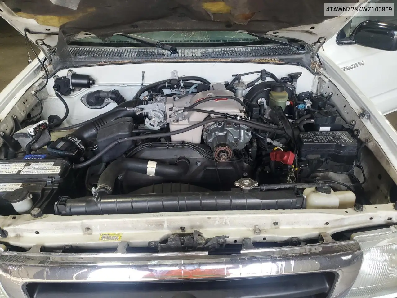 1998 Toyota Tacoma Xtracab VIN: 4TAWN72N4WZ100809 Lot: 62752535
