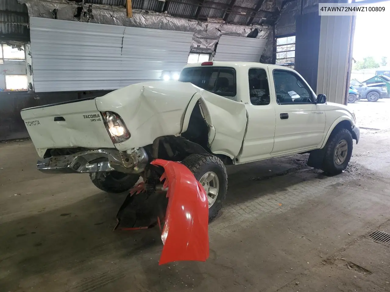 1998 Toyota Tacoma Xtracab VIN: 4TAWN72N4WZ100809 Lot: 62752535