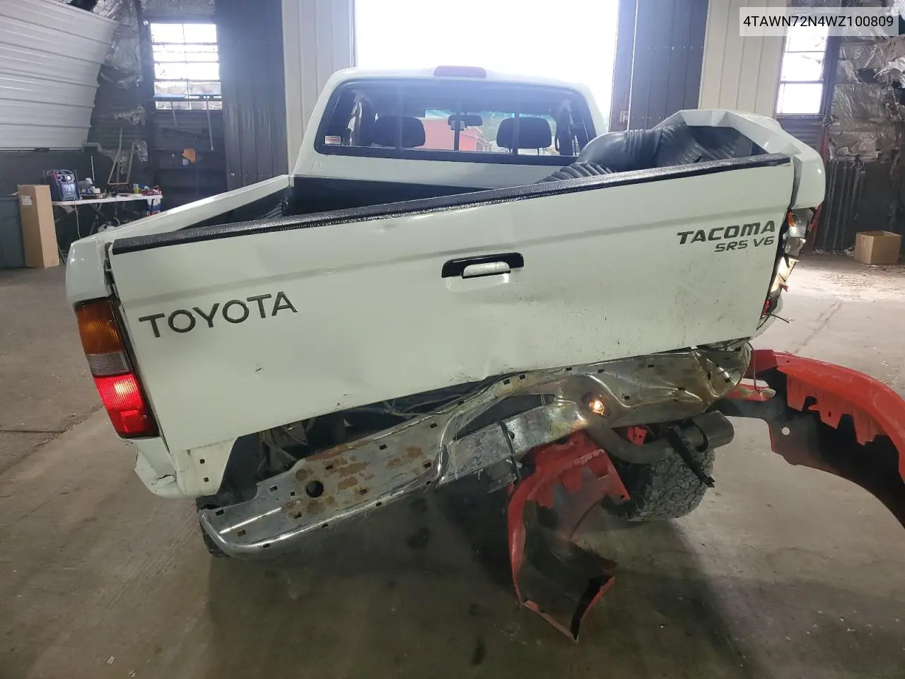 1998 Toyota Tacoma Xtracab VIN: 4TAWN72N4WZ100809 Lot: 62752535