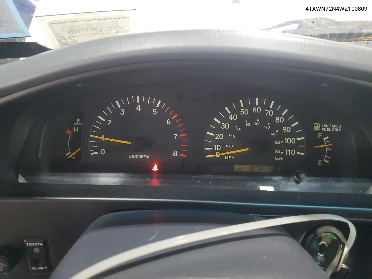 1998 Toyota Tacoma Xtracab VIN: 4TAWN72N4WZ100809 Lot: 62752535
