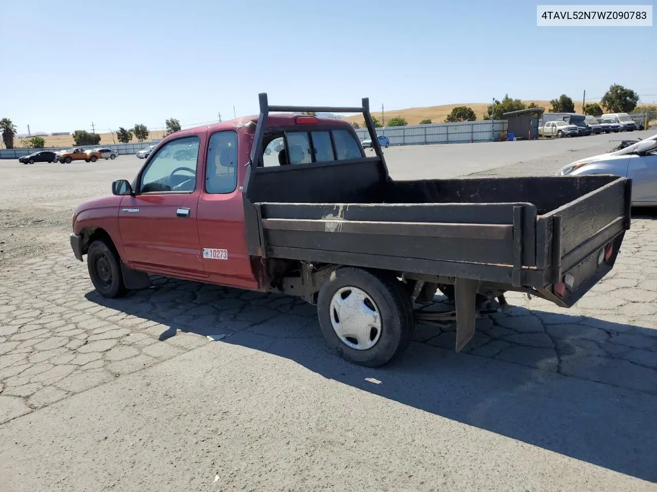 1998 Toyota Tacoma Xtracab VIN: 4TAVL52N7WZ090783 Lot: 63245605