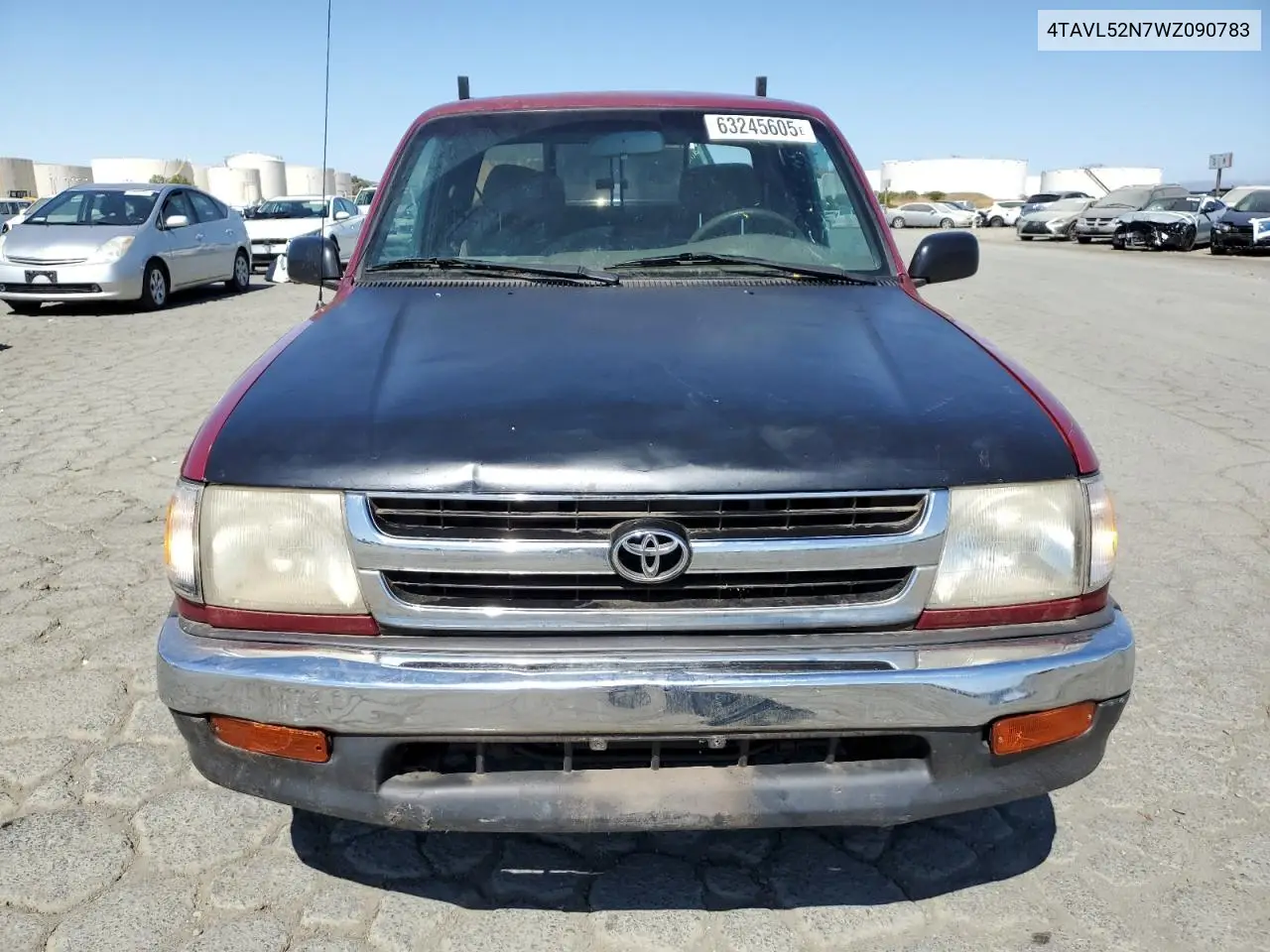 1998 Toyota Tacoma Xtracab VIN: 4TAVL52N7WZ090783 Lot: 63245605