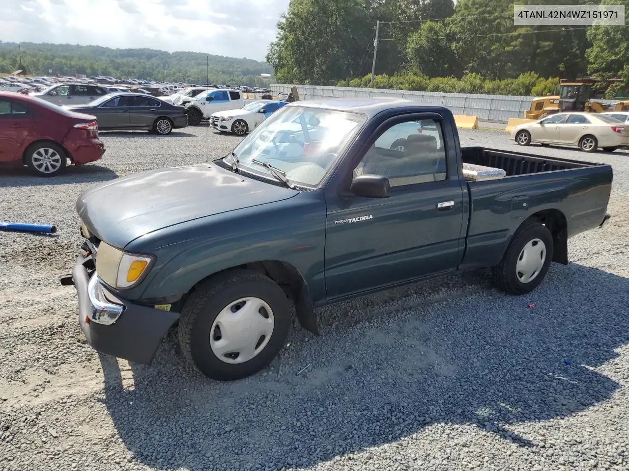 1998 Toyota Tacoma VIN: 4TANL42N4WZ151971 Lot: 63420075
