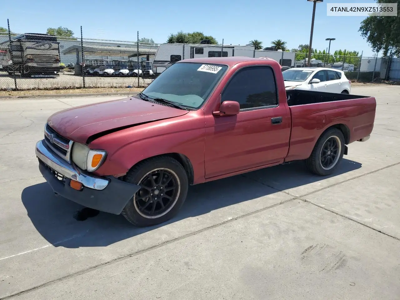 1999 Toyota Tacoma VIN: 4TANL42N9XZ513553 Lot: 57186995