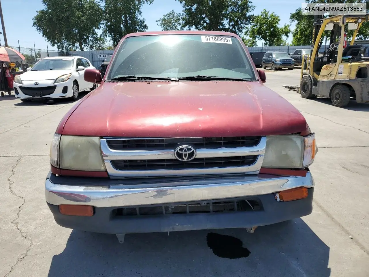 1999 Toyota Tacoma VIN: 4TANL42N9XZ513553 Lot: 57186995