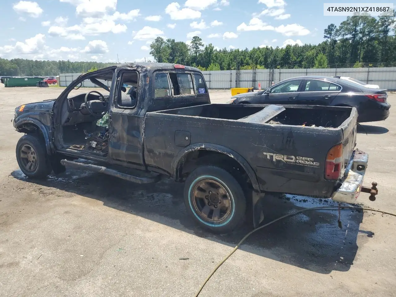 1999 Toyota Tacoma Xtracab Prerunner VIN: 4TASN92N1XZ418687 Lot: 60893175