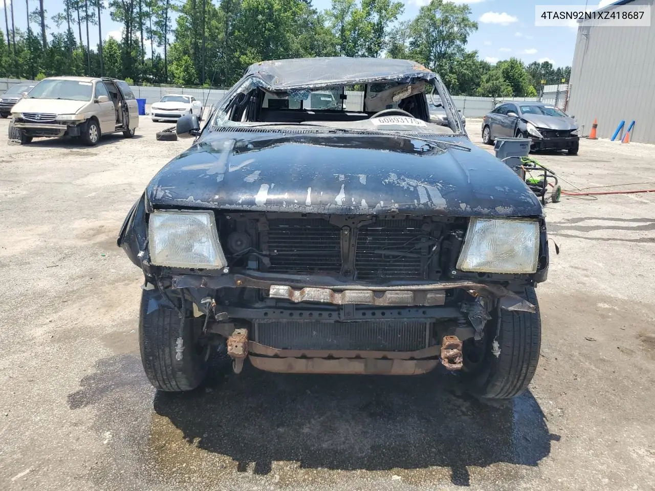 1999 Toyota Tacoma Xtracab Prerunner VIN: 4TASN92N1XZ418687 Lot: 60893175
