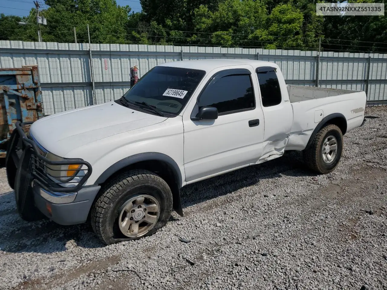 1999 Toyota Tacoma Xtracab Prerunner VIN: 4TASN92NXXZ551335 Lot: 62199645