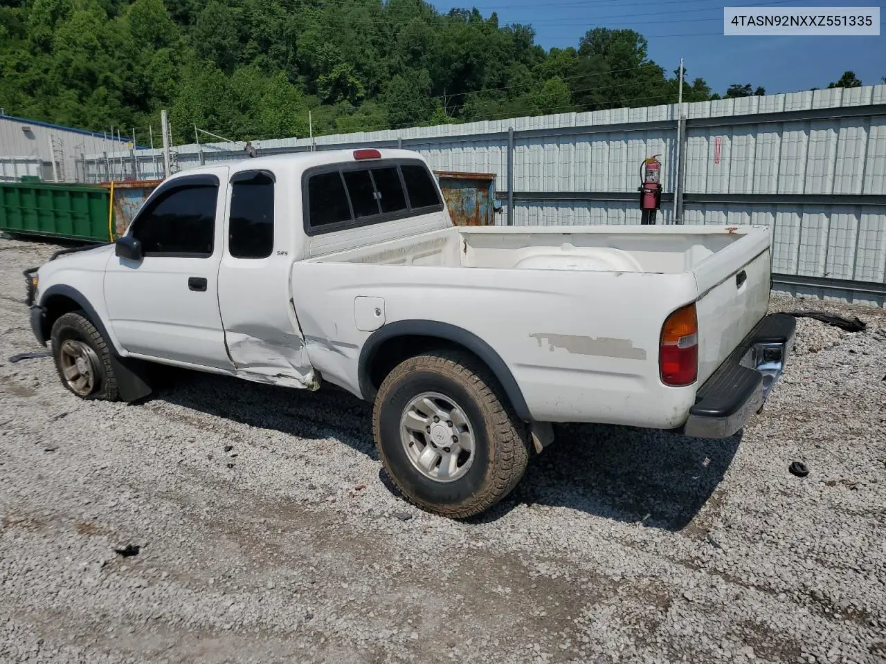 1999 Toyota Tacoma Xtracab Prerunner VIN: 4TASN92NXXZ551335 Lot: 62199645