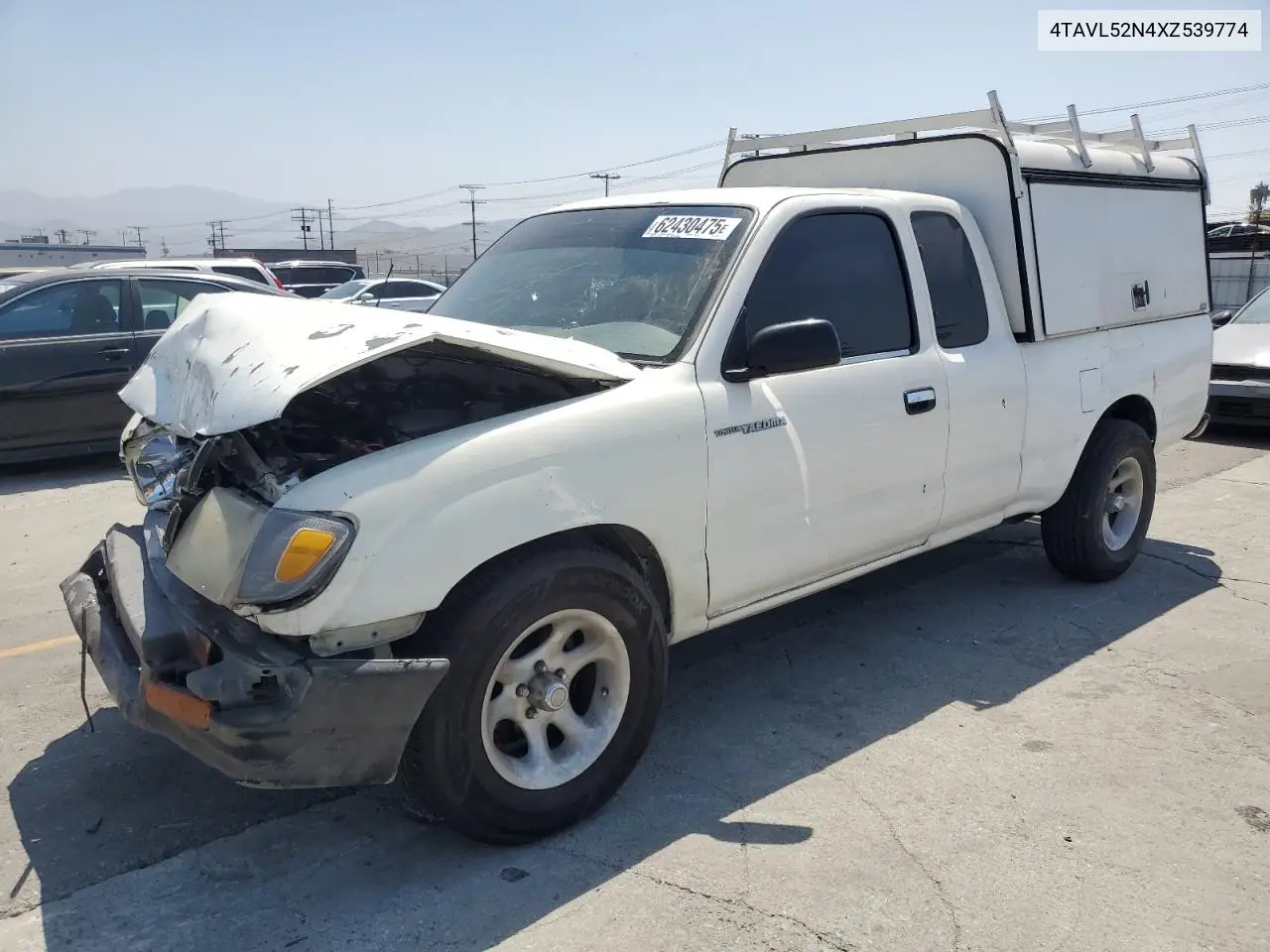 1999 Toyota Tacoma Xtracab VIN: 4TAVL52N4XZ539774 Lot: 62430475