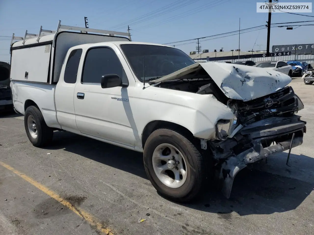 1999 Toyota Tacoma Xtracab VIN: 4TAVL52N4XZ539774 Lot: 62430475