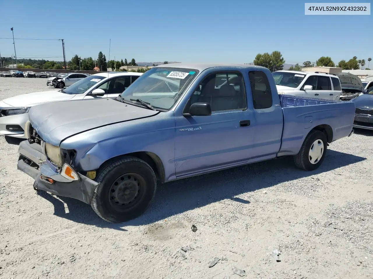 1999 Toyota Tacoma Xtracab VIN: 4TAVL52N9XZ432302 Lot: 63055725