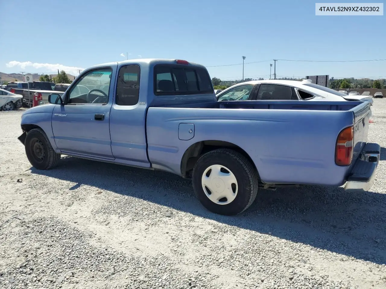 1999 Toyota Tacoma Xtracab VIN: 4TAVL52N9XZ432302 Lot: 63055725