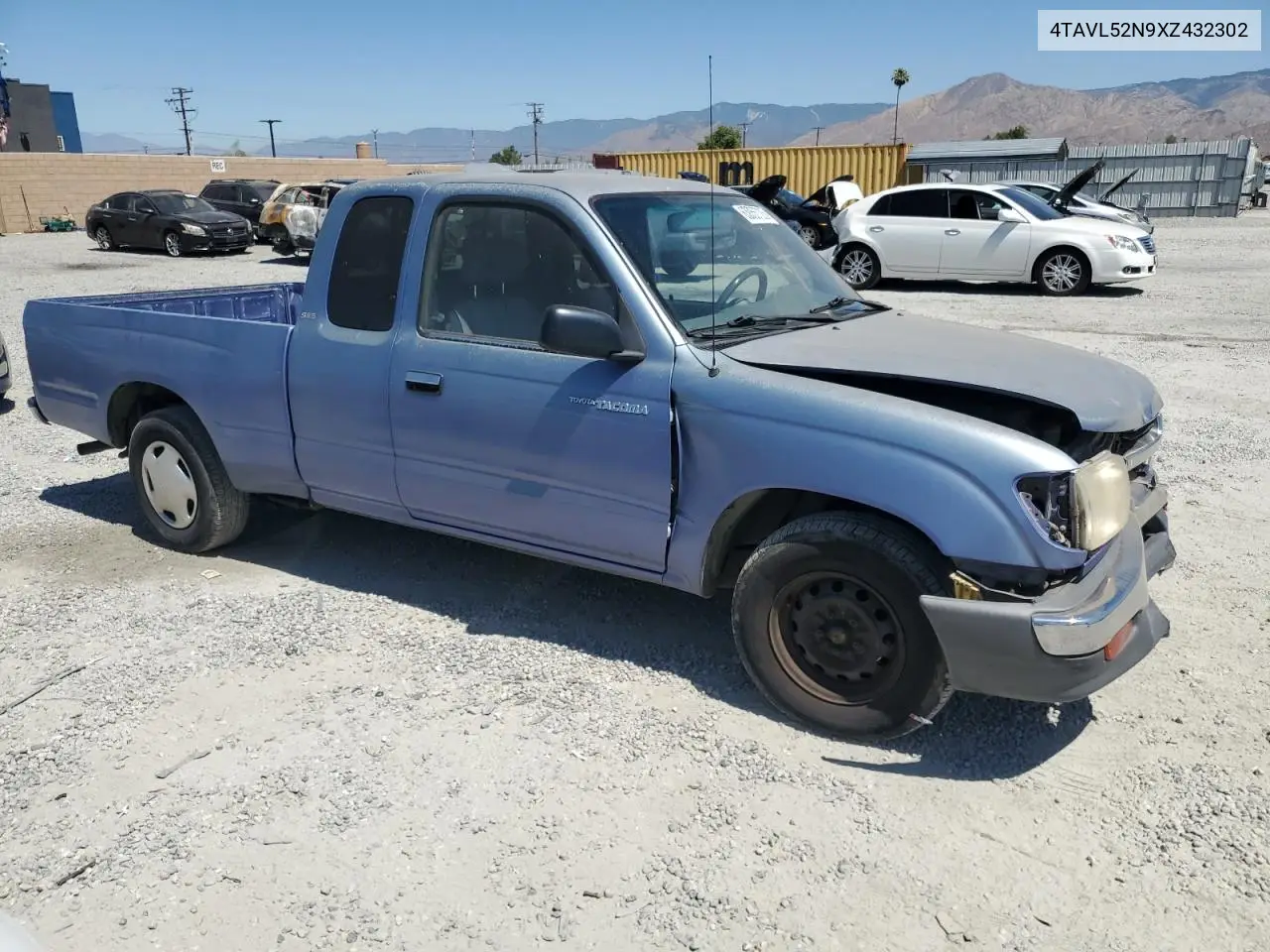 1999 Toyota Tacoma Xtracab VIN: 4TAVL52N9XZ432302 Lot: 63055725