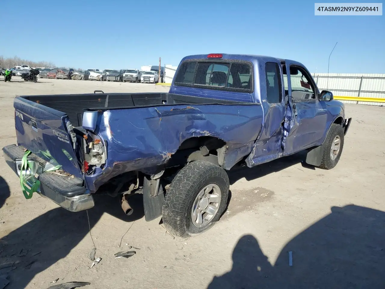 2000 Toyota Tacoma Xtracab Prerunner VIN: 4TASM92N9YZ609441 Lot: 44461035