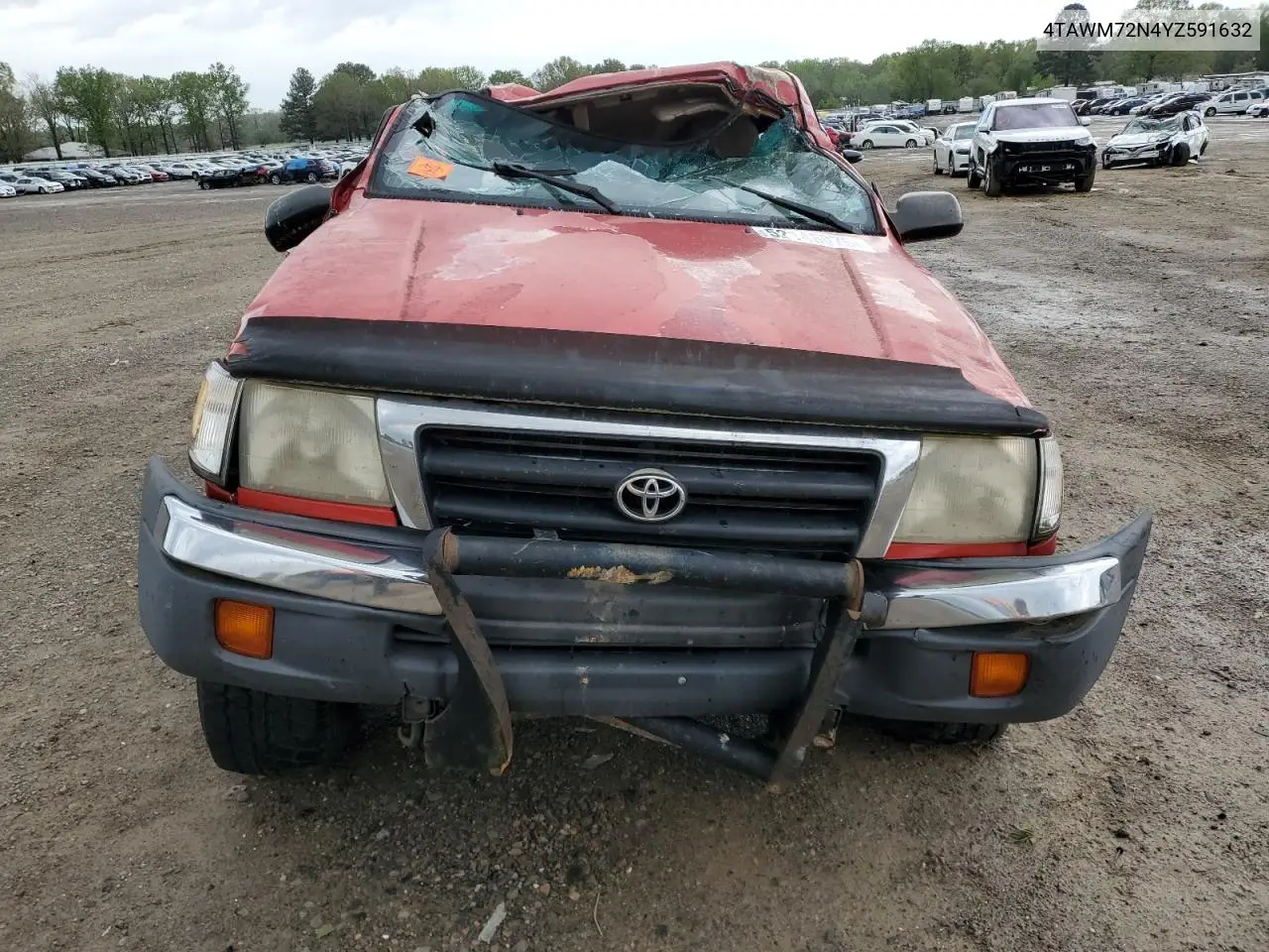 2000 Toyota Tacoma Xtracab VIN: 4TAWM72N4YZ591632 Lot: 52143075