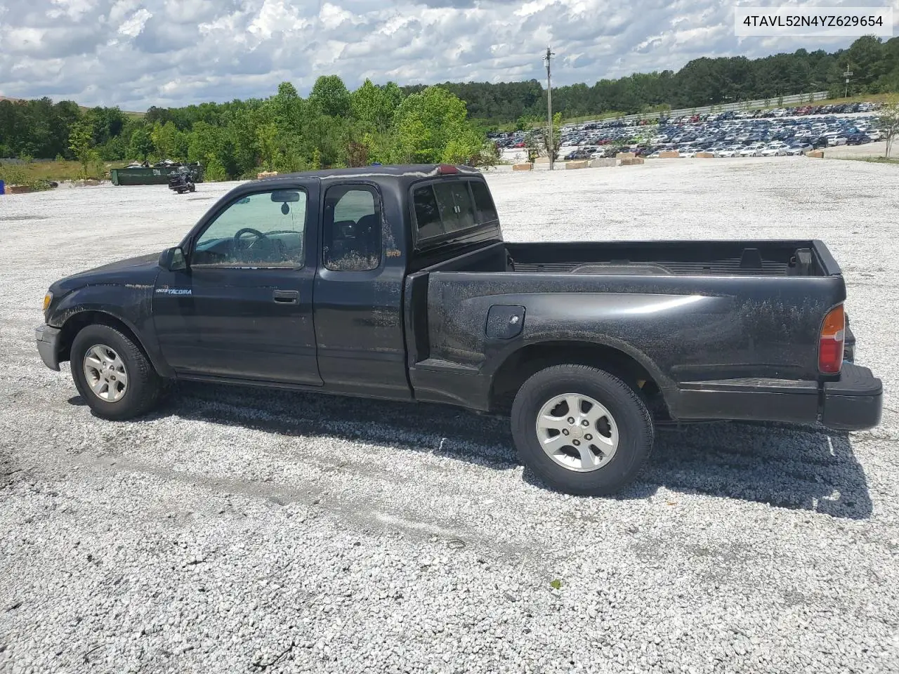 2000 Toyota Tacoma Xtracab VIN: 4TAVL52N4YZ629654 Lot: 56779415
