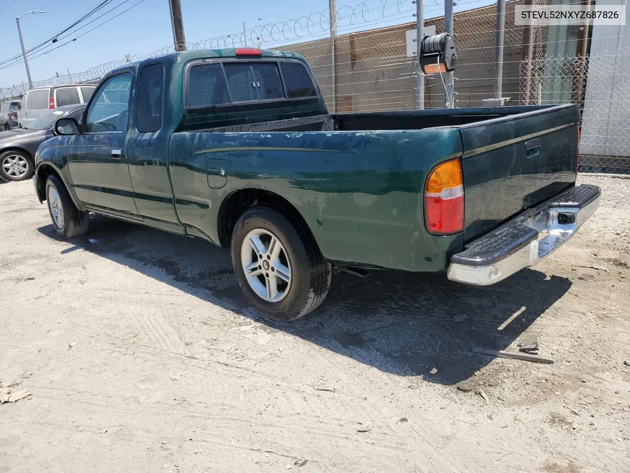 2000 Toyota Tacoma Xtracab VIN: 5TEVL52NXYZ687826 Lot: 62780785