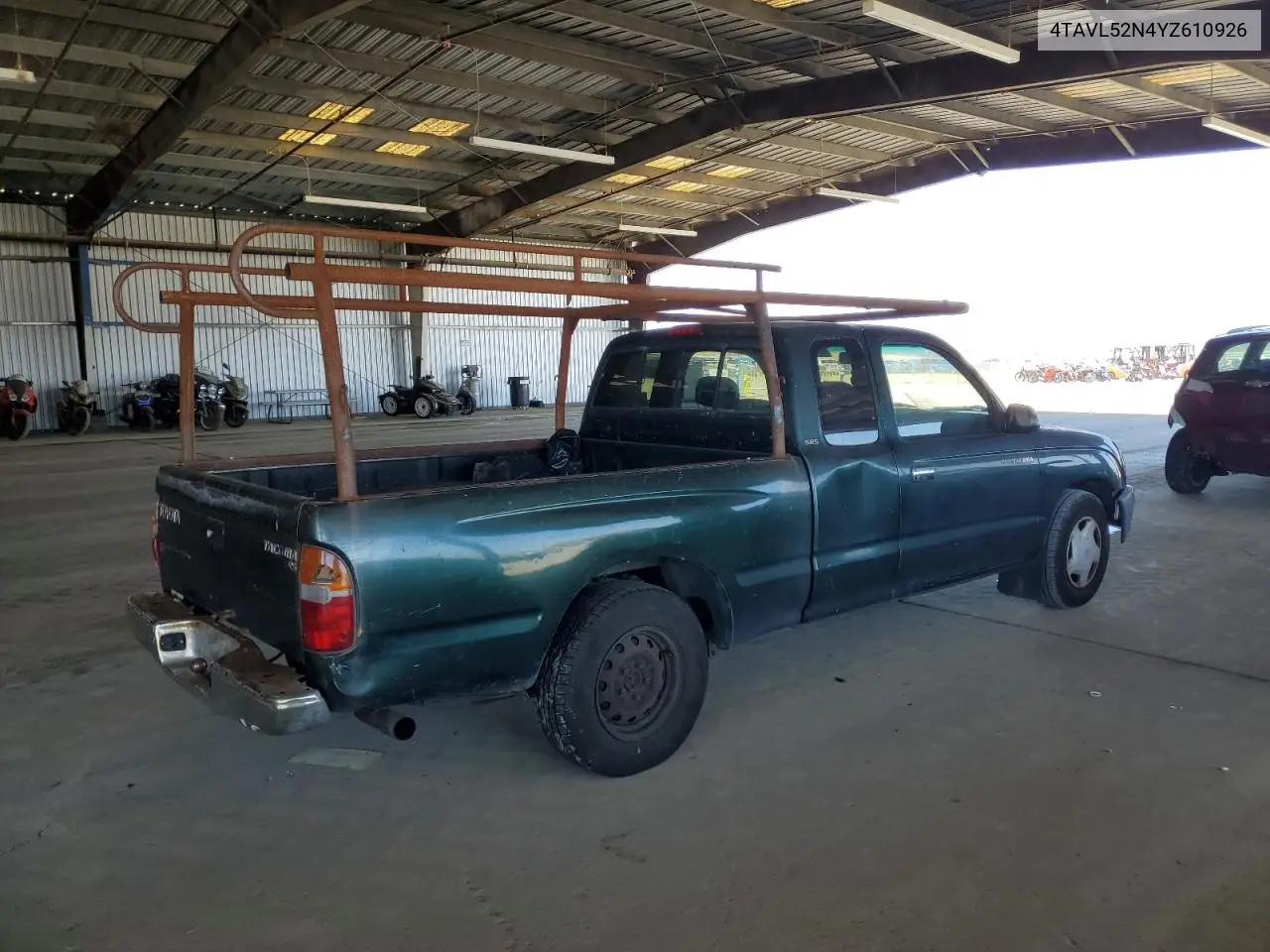 2000 Toyota Tacoma Xtracab VIN: 4TAVL52N4YZ610926 Lot: 62794125