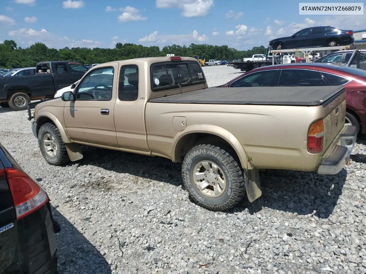 2000 Toyota Tacoma Xtracab VIN: 4TAWN72N1YZ668079 Lot: 63211065