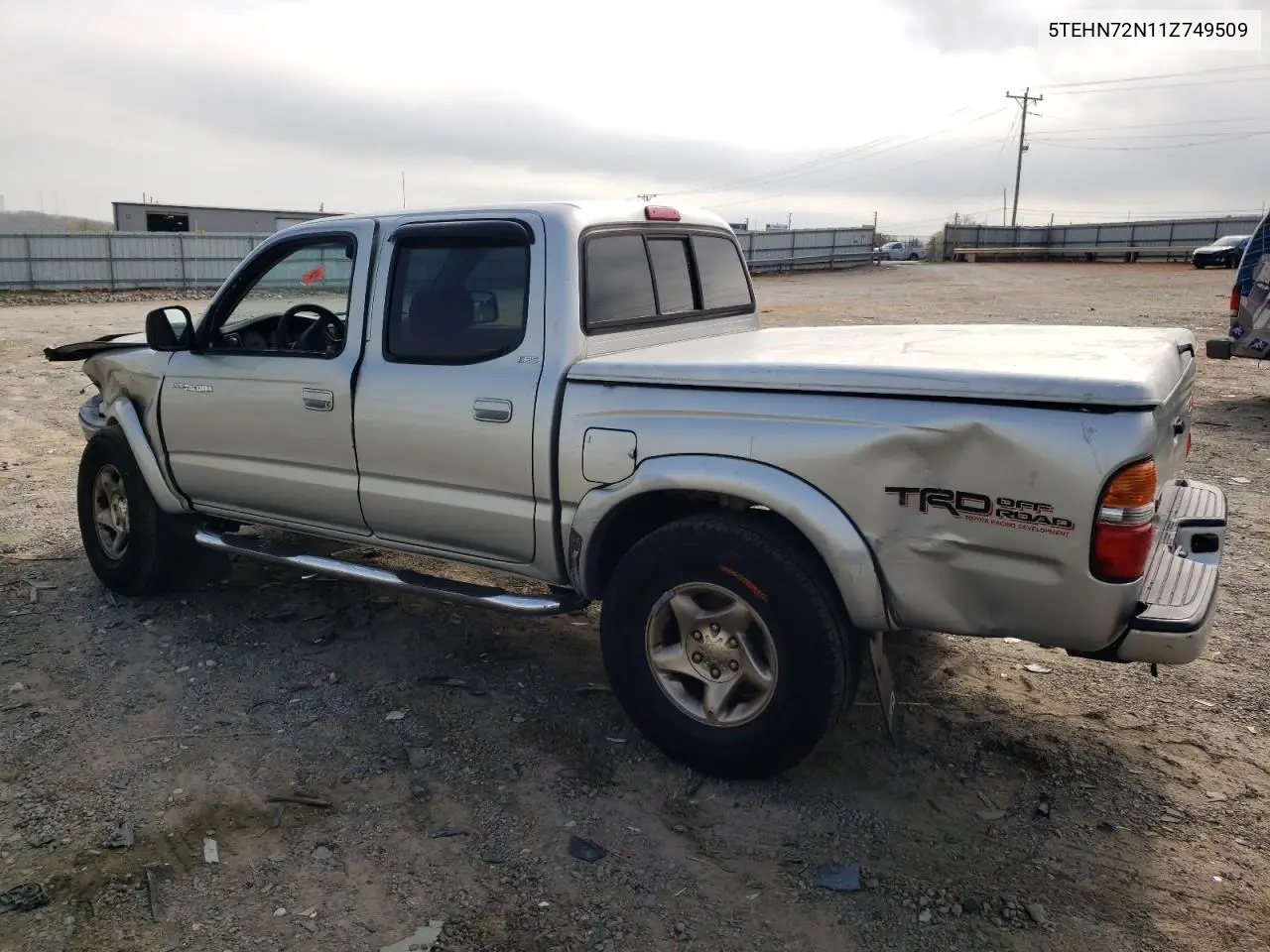 2001 Toyota Tacoma Double Cab VIN: 5TEHN72N11Z749509 Lot: 51686995