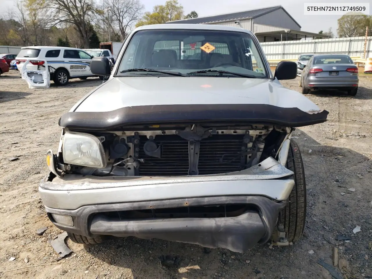 2001 Toyota Tacoma Double Cab VIN: 5TEHN72N11Z749509 Lot: 51686995
