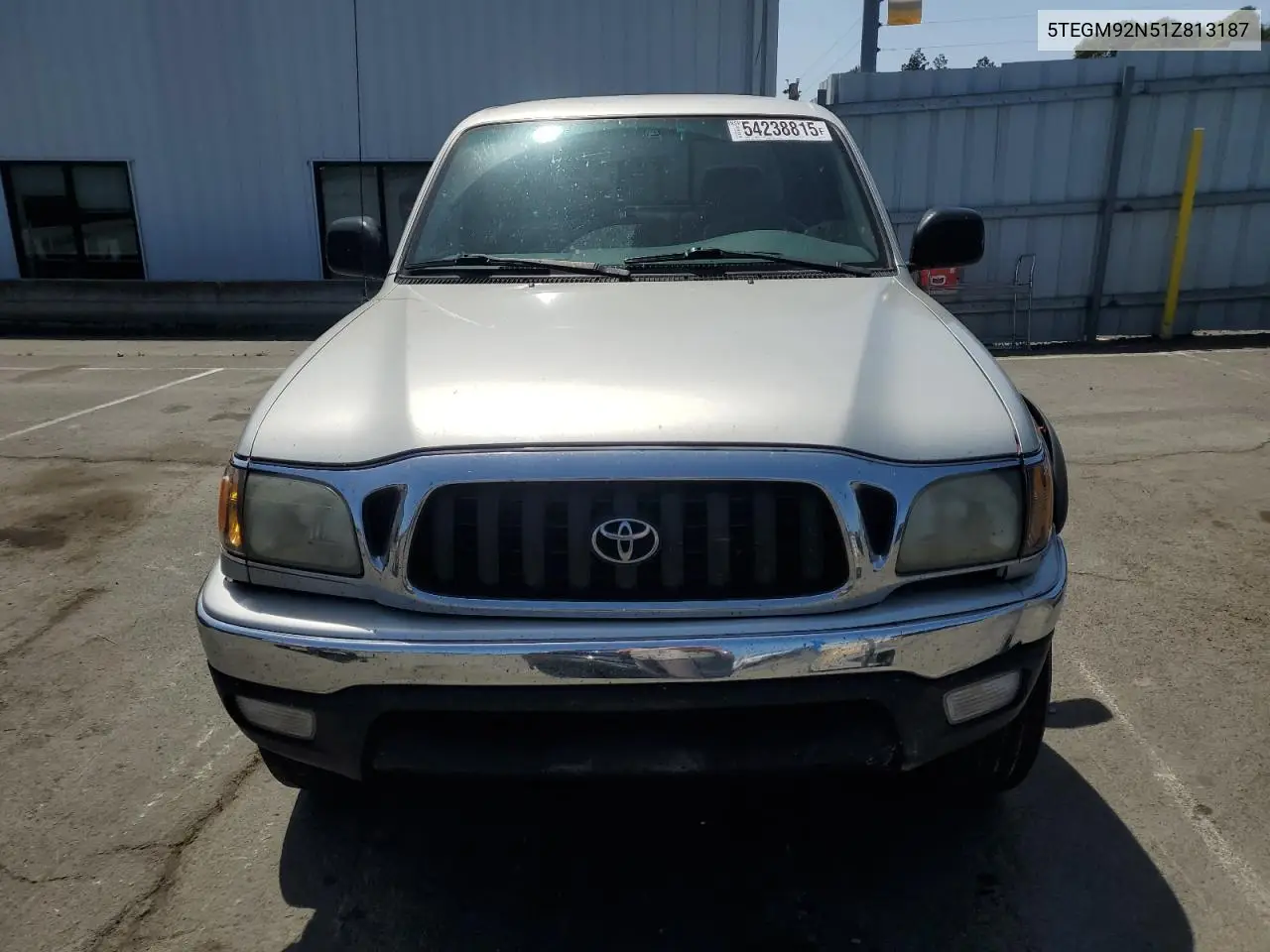 2001 Toyota Tacoma Double Cab Prerunner VIN: 5TEGM92N51Z813187 Lot: 54238815