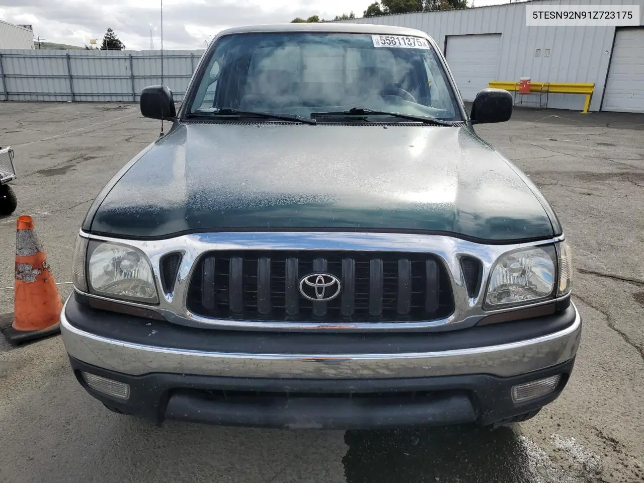 2001 Toyota Tacoma Xtracab Prerunner VIN: 5TESN92N91Z723175 Lot: 55811375